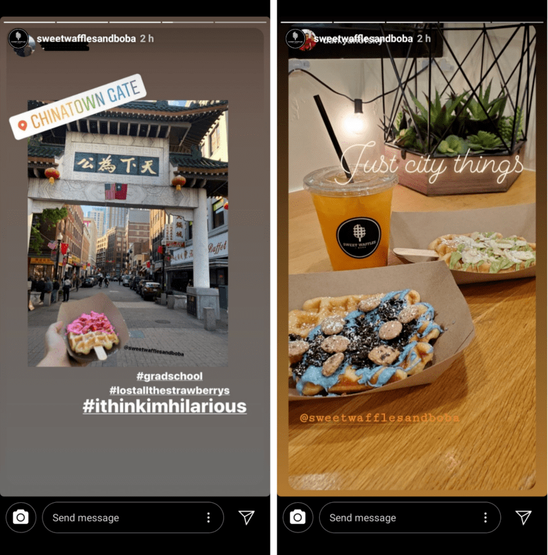 Restaurants Instagram Stories